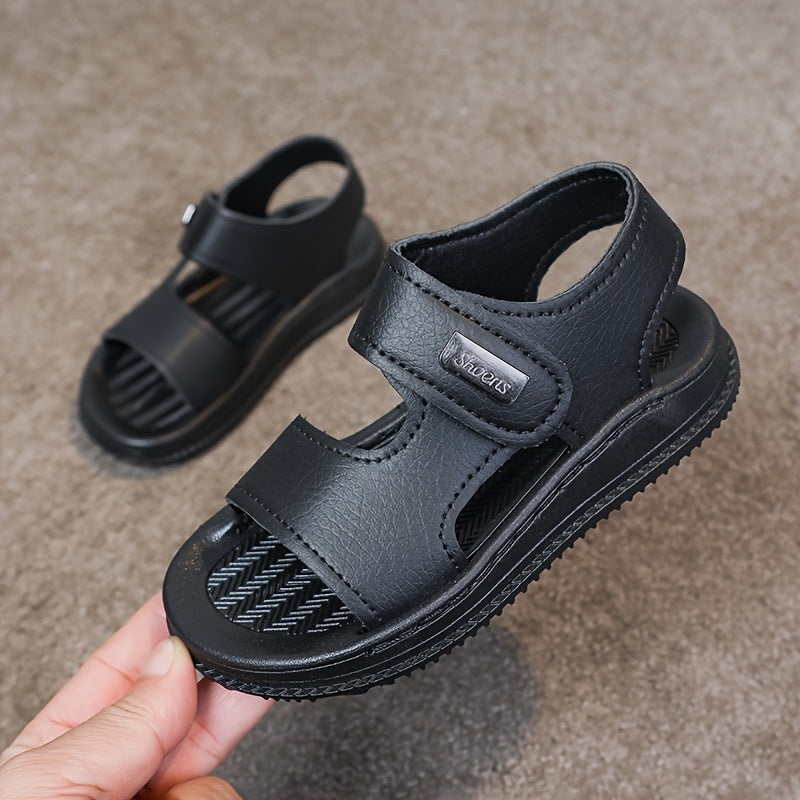 2024 Boys' Summer Sandals - Non-Slip, Soft Sole, Open Toe Beach Shoes, Strappy Design