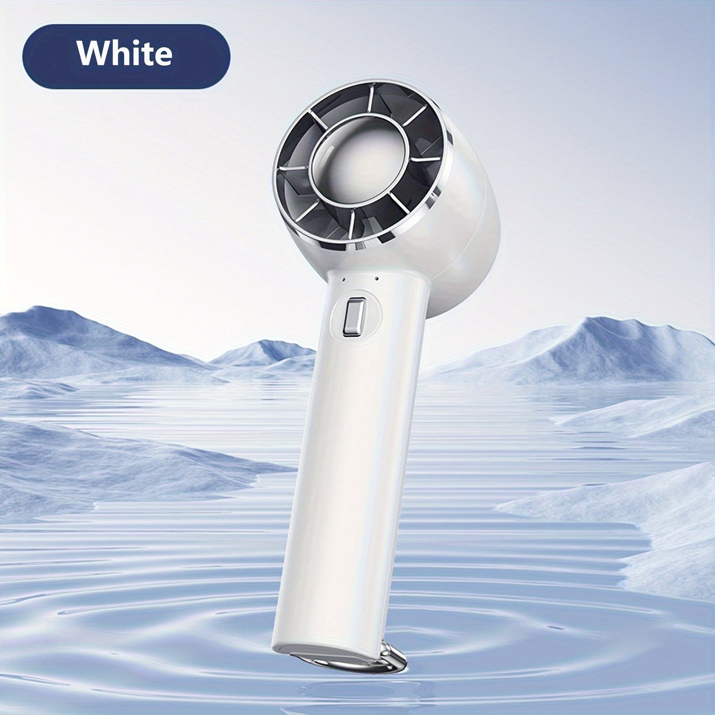 Stay cool on-the-go with the 2024 Portable Handheld Cooling Fan. This innovative fan includes an ice compress for extra cooling power. It is USB rechargeable and features a wearable design, making it perfect for both indoor and outdoor use. Plus, it