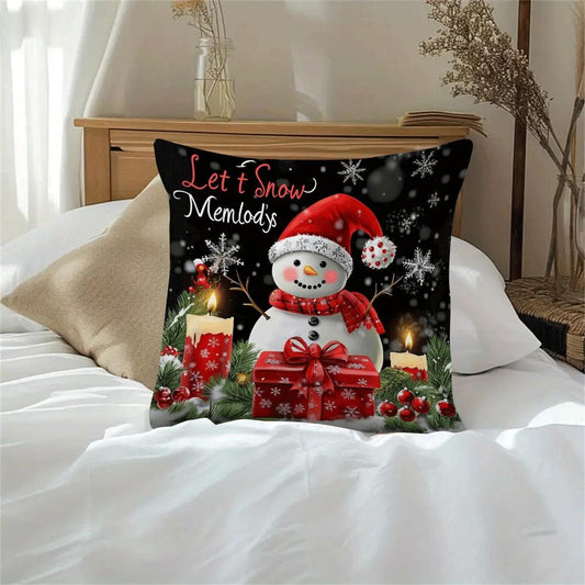 Get into the holiday spirit with our Christmas Throw Pillow Covers. Available in a rich variety of designs, these covers add warmth and elegance to any living room, sofa, office chair, or waist cushion. Perfect for home decor, room decor, and measuring