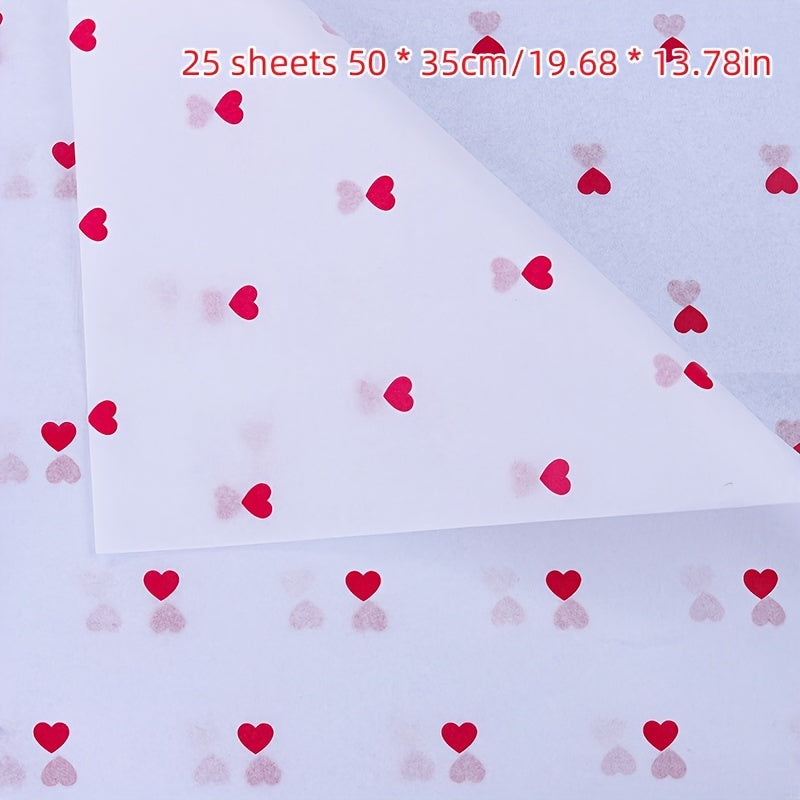 25 sheets of small peach and love heart Sydney paper, measuring 14*20 inches. Ideal for Valentine's Day, parties, birthdays, weddings. Perfect for decorations, bouquet supplies, gift