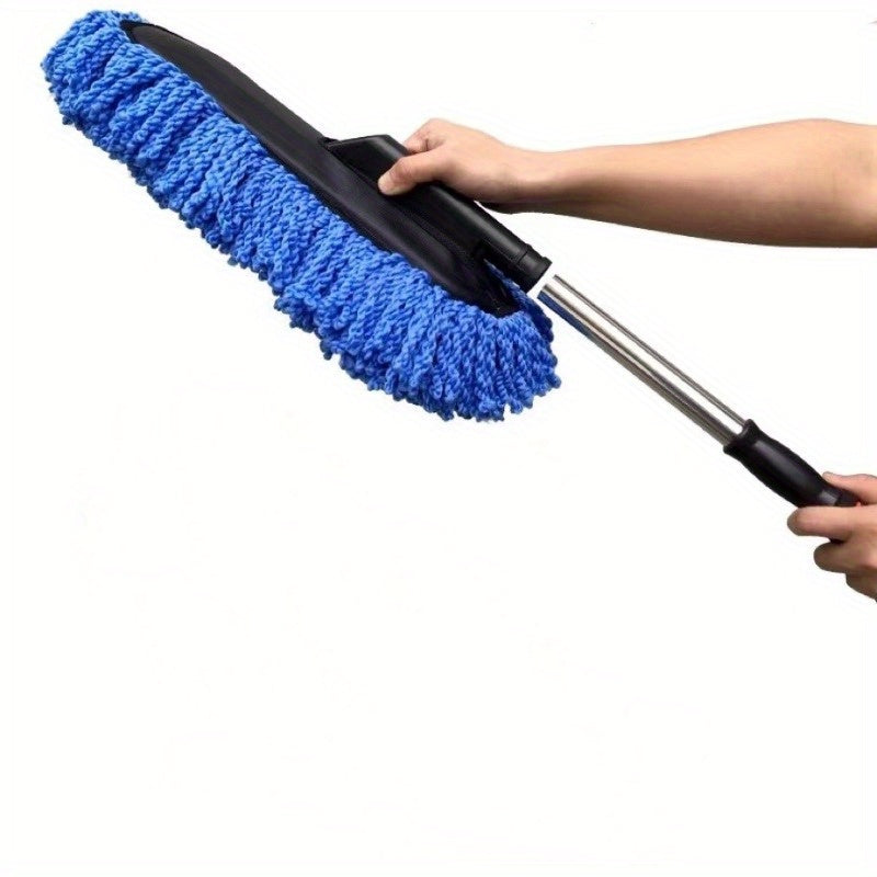 Nanofiber car wash mop with extendable design for car cleaning tasks