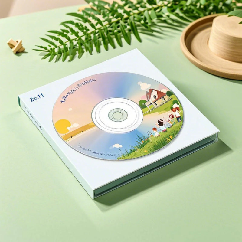 Customize your DVD cover with ease using our 1 piece Writeable CD Surface. Choose from multiple image options to capture life's special moments and enjoy beautiful music. No assembly required, made with non-wooden materials and is battery-free for easy