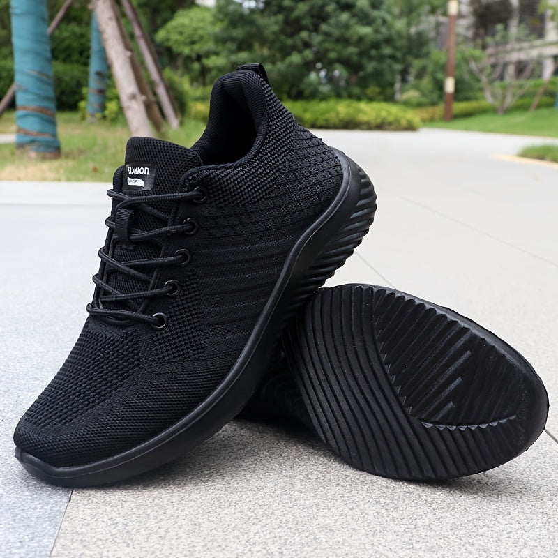 Men's Breathable Knit Loafers with Slip-On design, Comfortable Non-Slip Sole, Casual Style, Ideal for Outdoor Activities throughout the year.