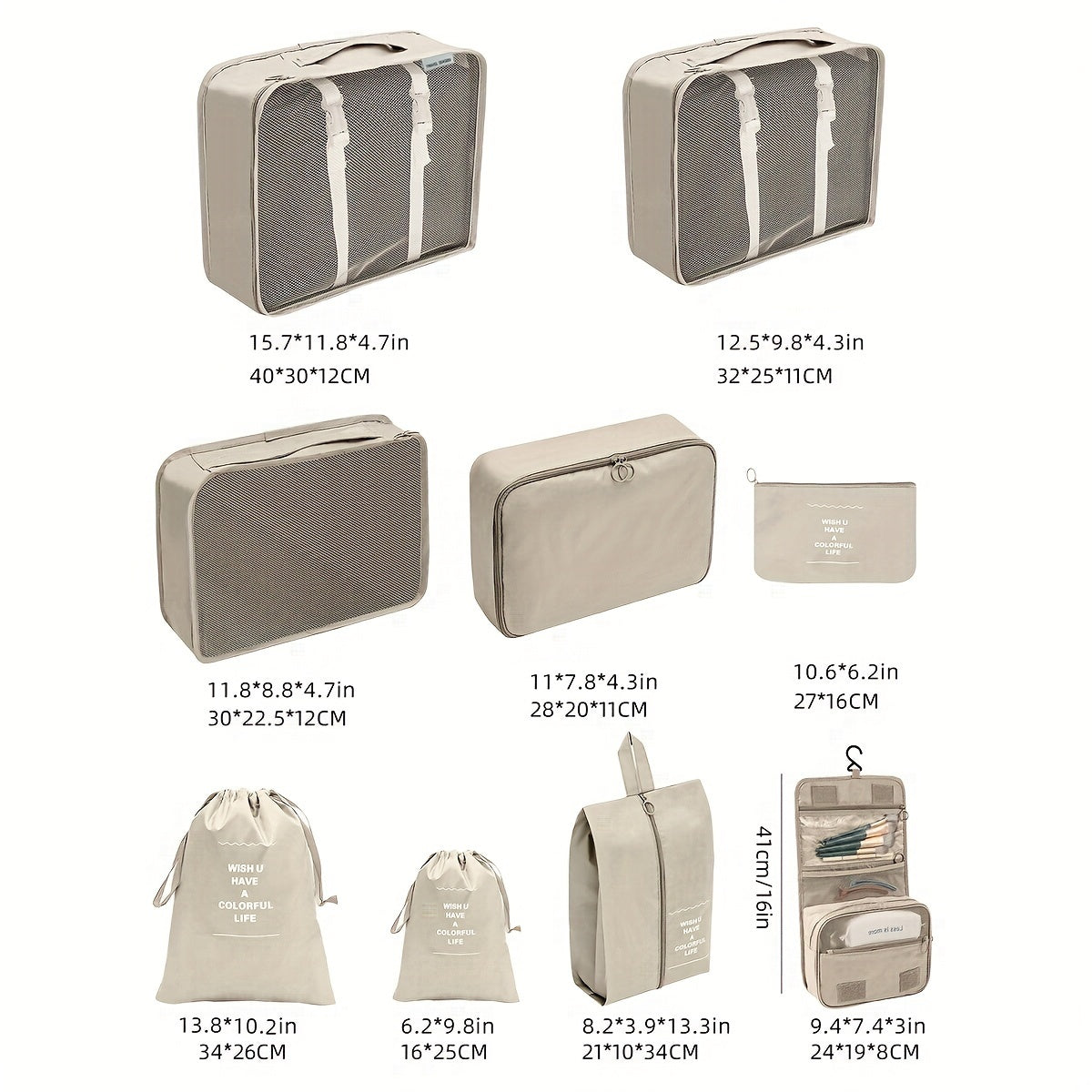 9 lightweight travel packing cubes for efficient luggage organization.