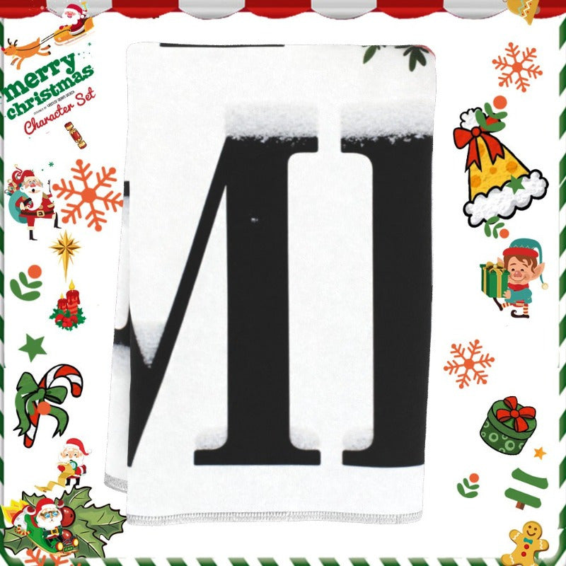 Tea Towel for Christmas - 18 by 66.04 cm, Ideal for Wintertime Kitchen Decor and Holiday Festivities.