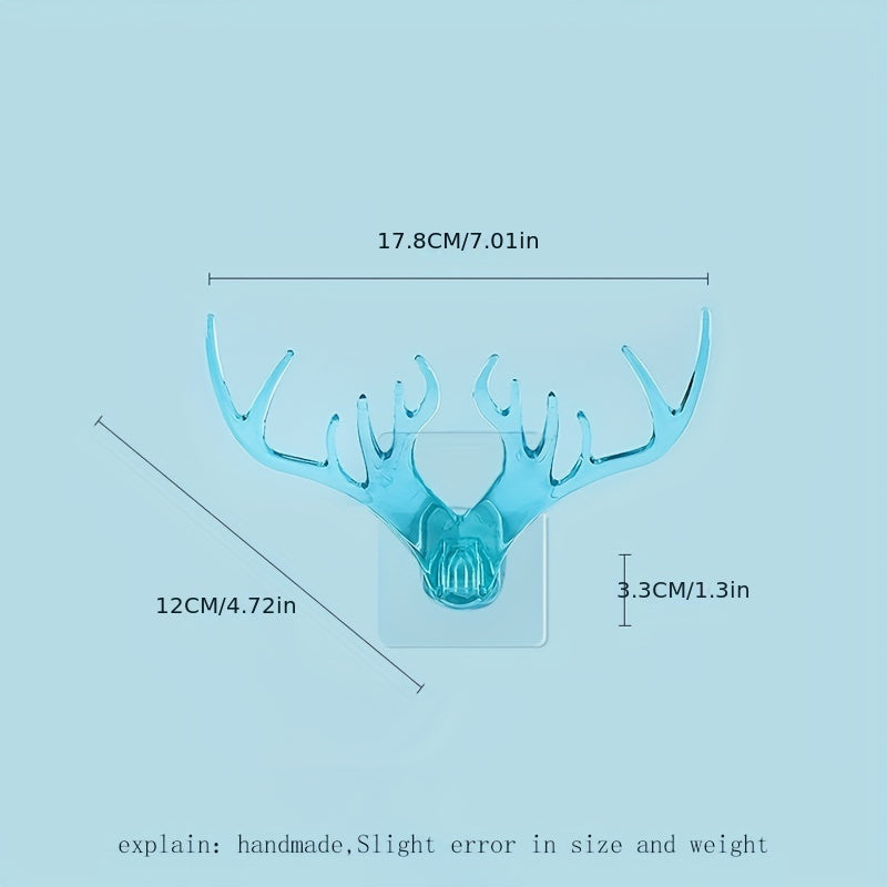Эстетический рогатый крючок для стен для домашнего декора - крючок для ключей без пробивания и стеллаж для хранения