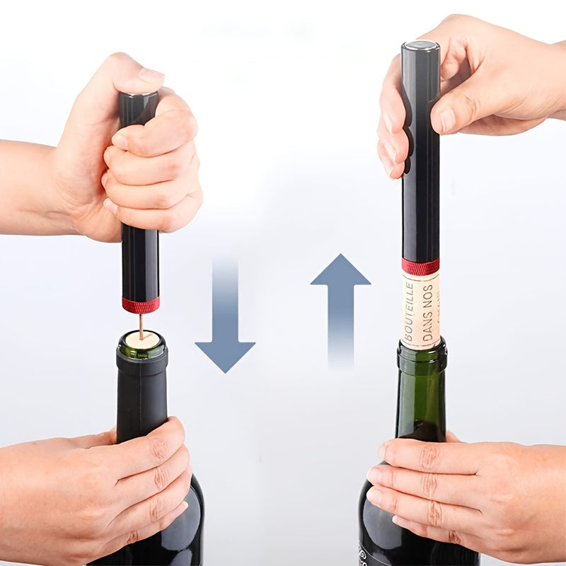 Creative air pressure wine opener with color box packaging.