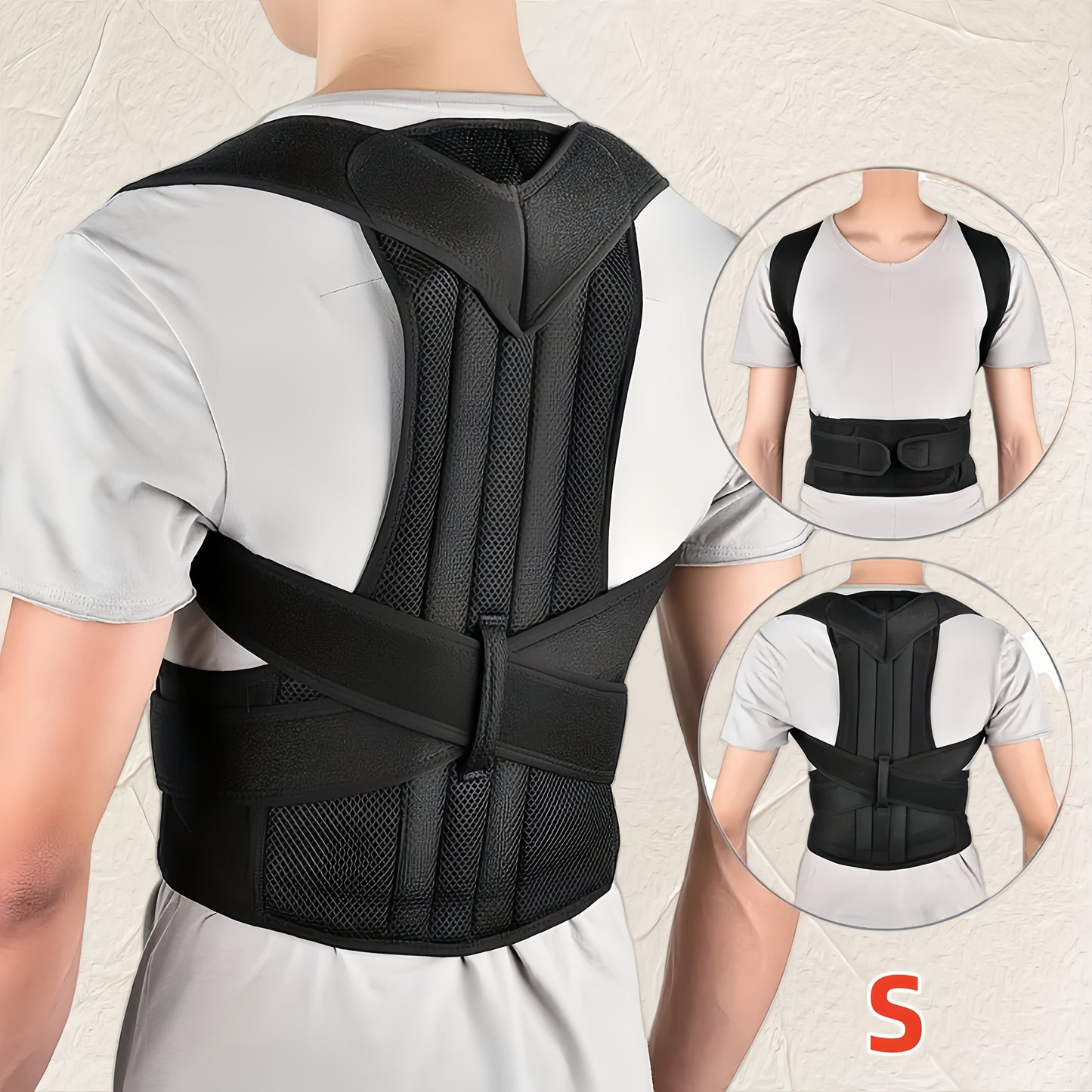 Unisex Adjustable Posture Corrector - Anti-Hunchback Support Strap