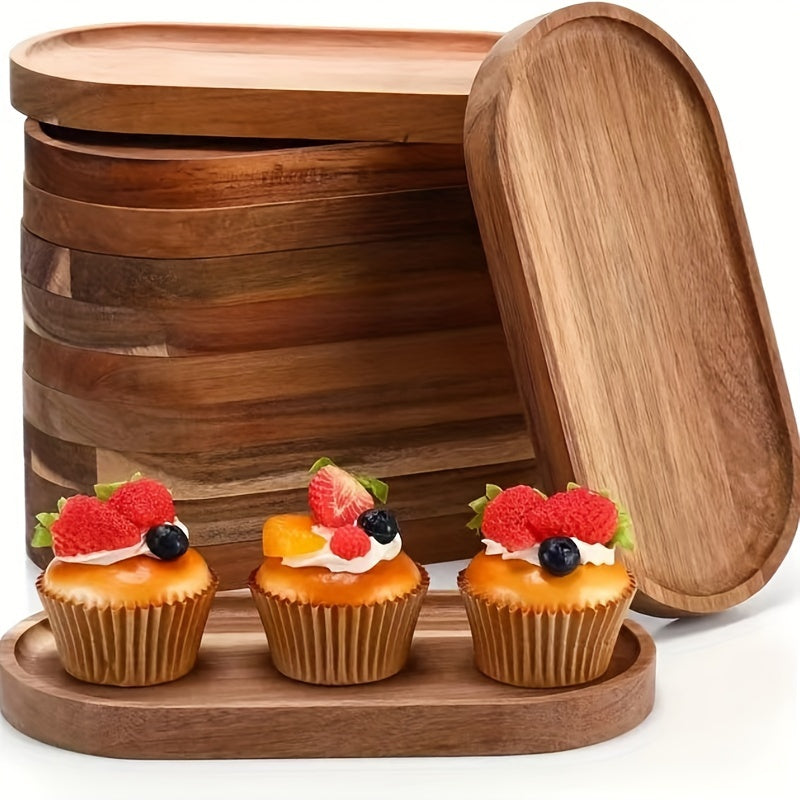 High-quality, durable oval serving tray for kitchen and dining, suitable for all seasons and as a dessert tray.