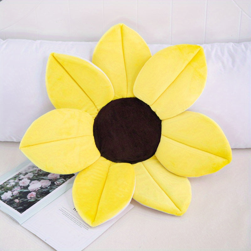 Adorable Cartoon Sunflower Baby Bath Mat - Ensure a Safe and Comfortable Bath Time for Your Little One!