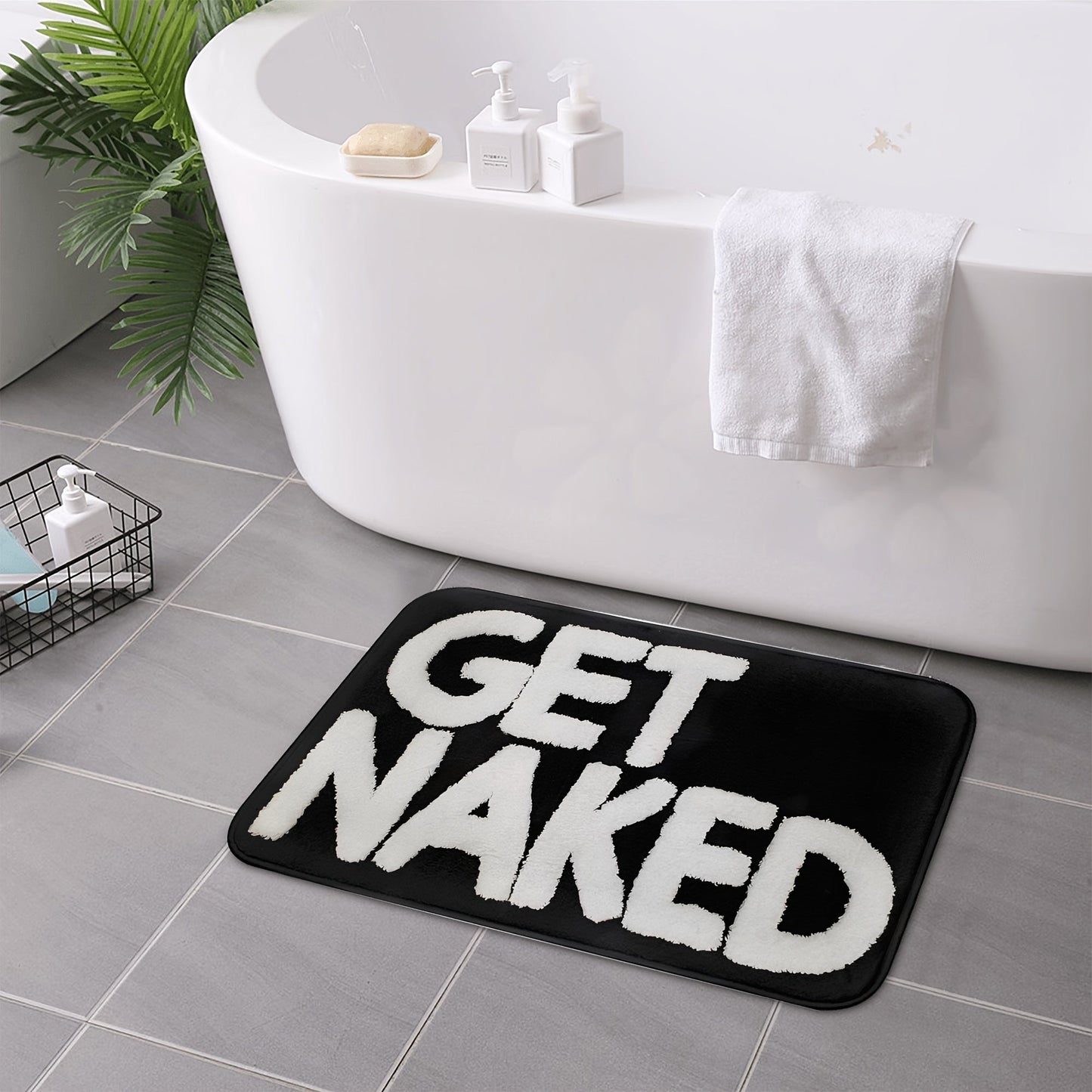 Introducing our Welcome Home Door Mat – A Soft, Non-Slip Rug that is Machine Washable; Perfect for Kitchen & Bathroom Entrances, Measuring 39.88cmx23.6