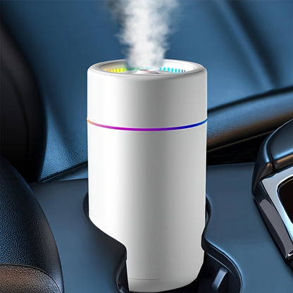 Mini USB humidifier with cold mist, suitable for various spaces, equipped with 2 mist modes.