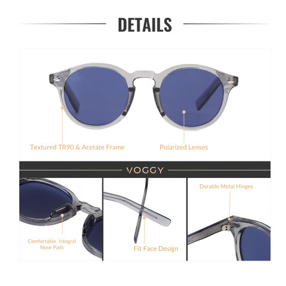 Retro chic polarized fashion sunglasses for men and women. TR90 frame ideal for driving, fishing, and outdoor adventures.