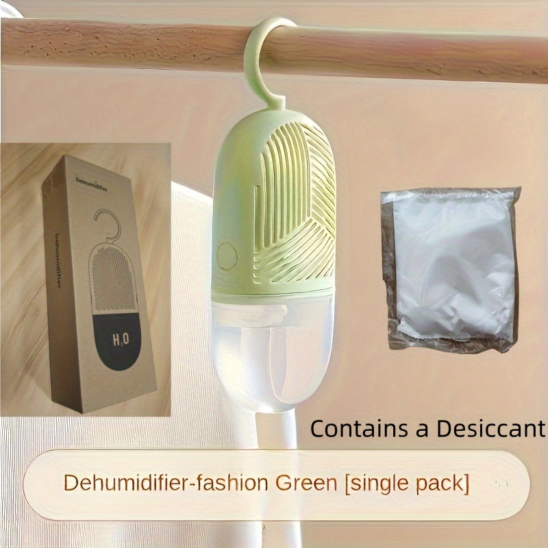 Get a 3-piece set of Wardrobe Dehumidifiers with Desiccant Supply that includes a strong hanging dehumidifier and air freshener. Perfect for protecting against moisture in cabinets and wardrobes, especially in small areas. Fulfill your desiccant supply