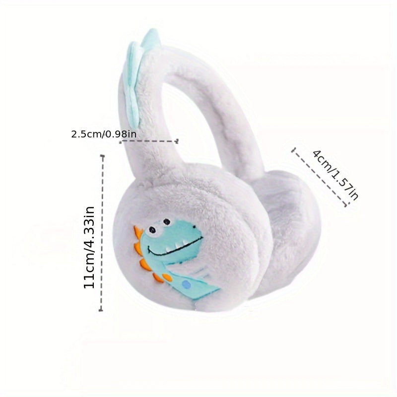 Stay cozy in the cold with these Winter Warm Folding Thick Plush Ear Muffs featuring a cute Cartoon Design. Made of soft Acrylic Material with Knitted Craftsmanship, these ear muffs offer Comfort Fit Ear Protection for both Men and Women. Please remember