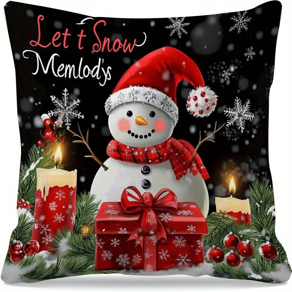 Get into the holiday spirit with our Christmas Throw Pillow Covers. Available in a rich variety of designs, these covers add warmth and elegance to any living room, sofa, office chair, or waist cushion. Perfect for home decor, room decor, and measuring