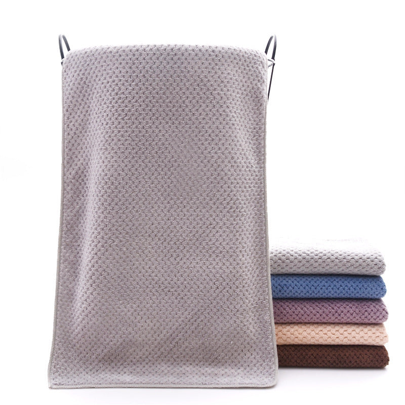 Soft, absorbent towels for various uses including cleaning and washing. Ideal for both men and women at home.