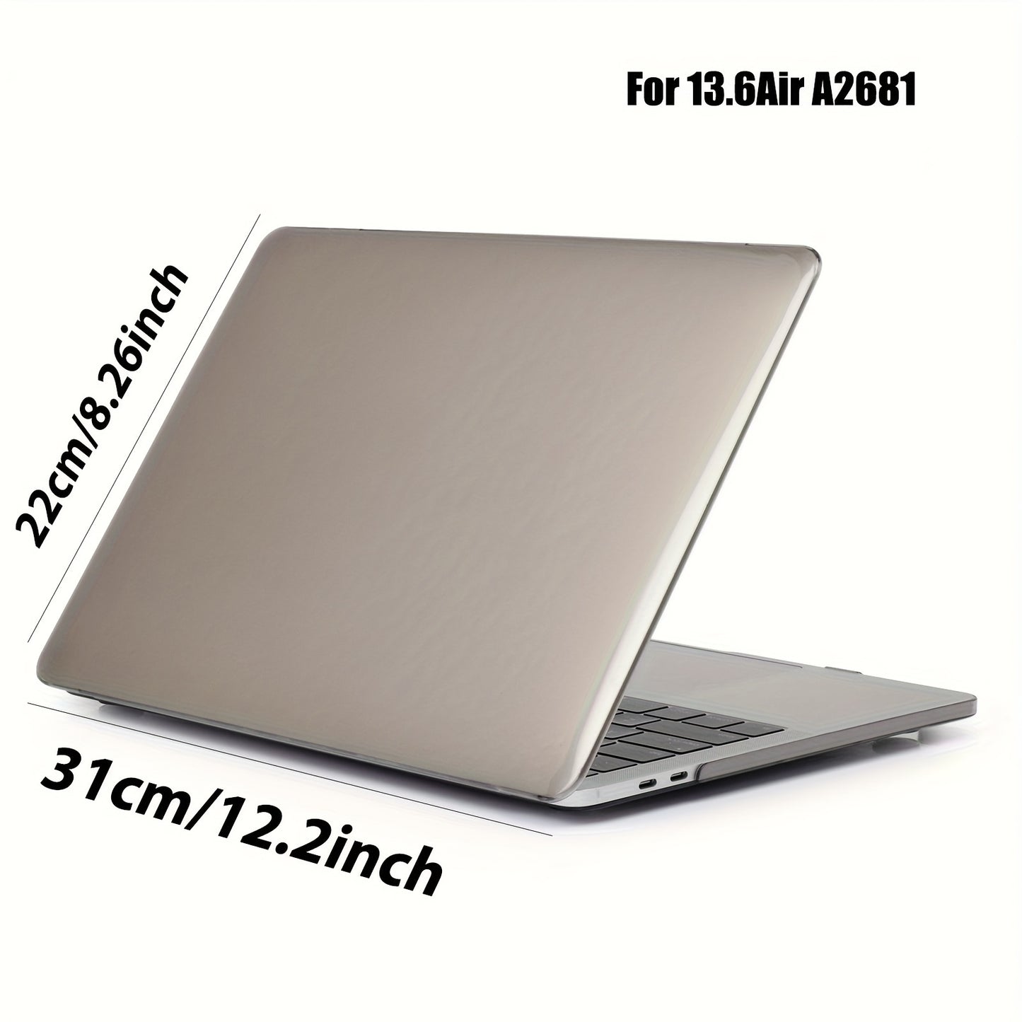 Protective case for MacBook Air/Pro, with non-slip pad and waterproof/dust-proof features. Fits models A2485, A2780, A2681, A2337, A2338.