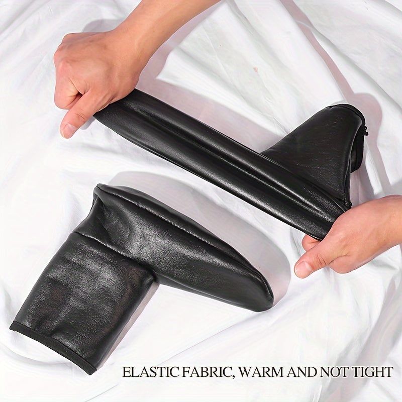 2 pairs of warm adult socks for autumn and winter, suitable for both men and women. They are thickened with velvet, have a non-slip bottom, and are perfect for indoor use at home or outings.