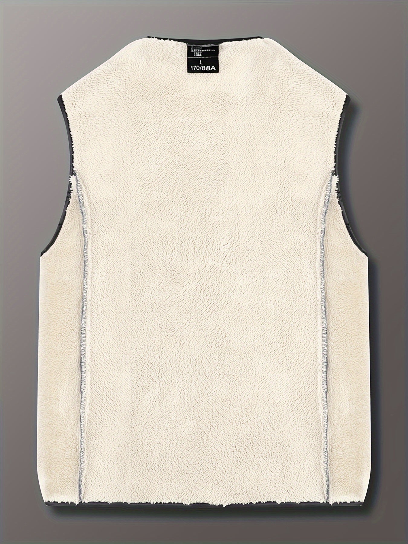 Fleece-lined thermal vest for winter warmth