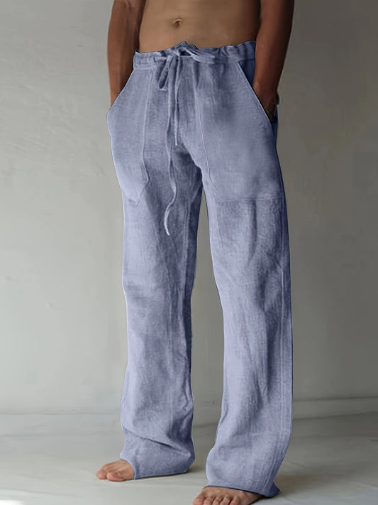 Large men's casual cotton pants.