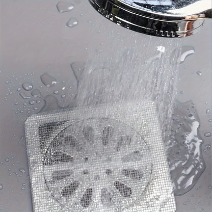 6 Nylon Drain Strainer Covers: Stop Hair, Flies, and Odors in Bathroom Sinks