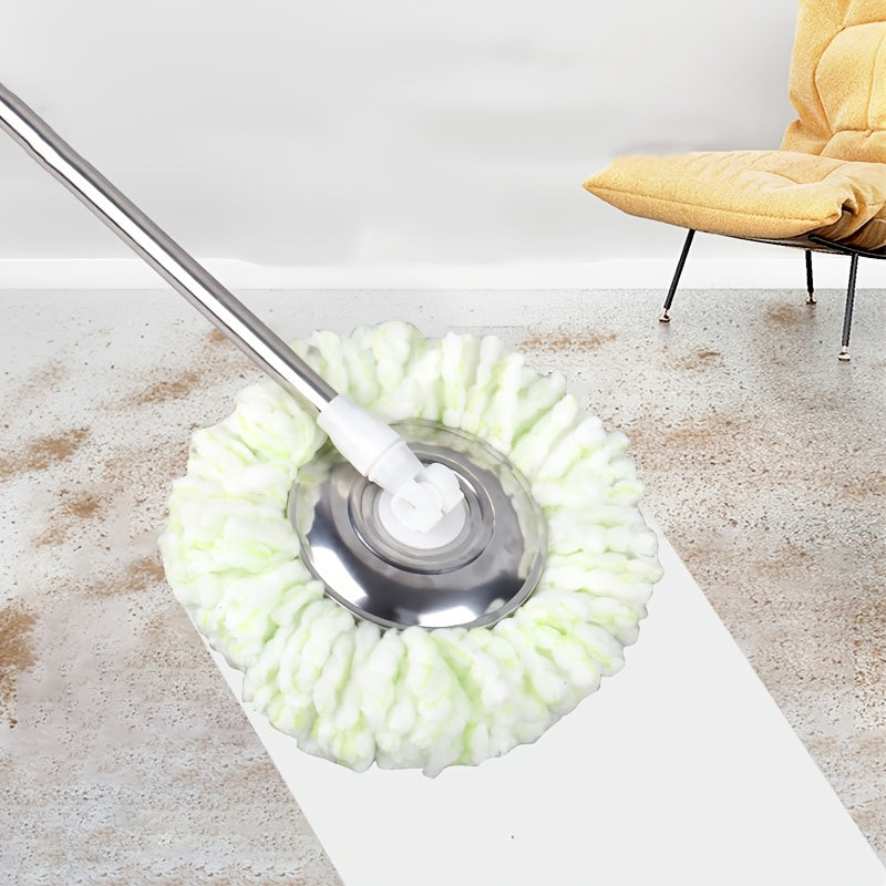 Get ready to conquer your cleaning tasks with the 360° Rotating Mop and Bucket Set! This bathroom mop bucket set includes 3 microfiber mop replacement heads and an adjustable stainless steel handle for efficient floor cleaning. Say goodbye to batteries