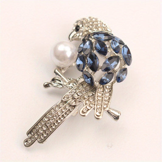 Stylish Rhinestone Bird Brooch, a Versatile and Unique Addition to Your Wardrobe, Purses, and Headwear