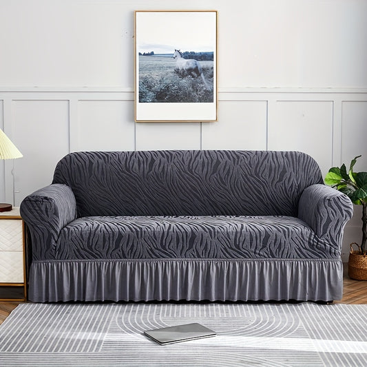 Dustproof sofa slipcover for all seasons, universal fit for couches, protects furniture in home decor.