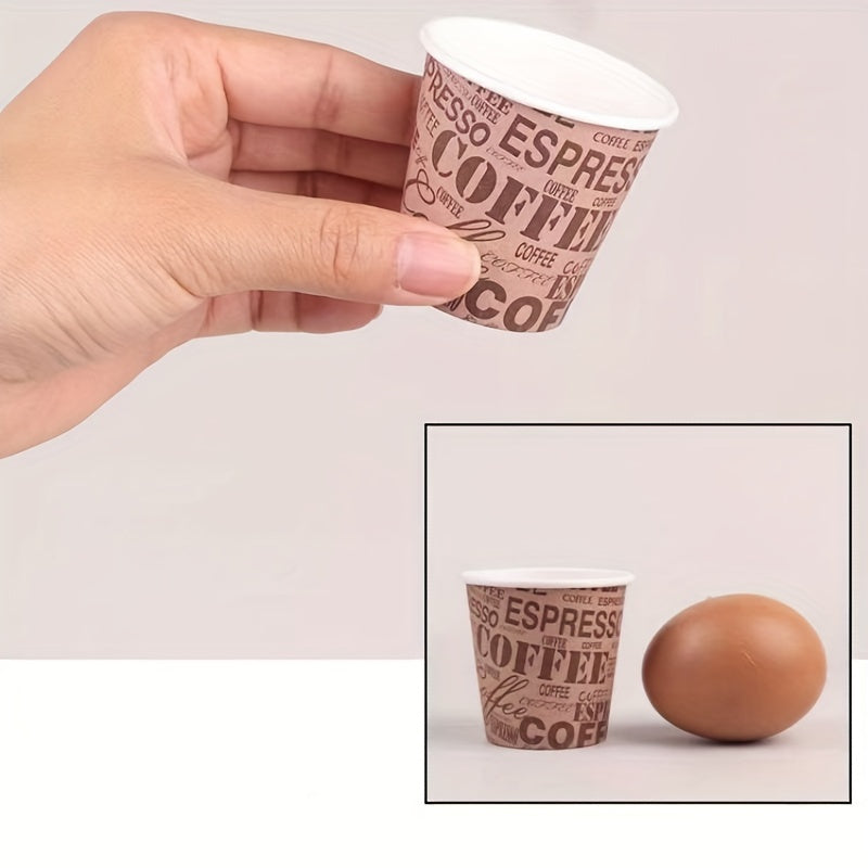 Disposable paper cups available in packs of 50, 100, or 200. These thickened sample cups are perfect for small gatherings, mini shot glasses, beverage tasting, birthdays, weddings, holidays, Halloween, Christmas, New Year's, and other parties. Made from