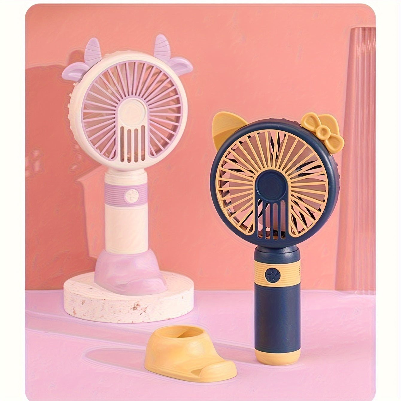 Portable USB Mini Fan, 360° Rotating Desktop Office/Kitchen Appliance, Low Energy Consumption and Quiet Operation, Multiple Speeds for Customized Cooling, Small and Efficient Cooling Solution