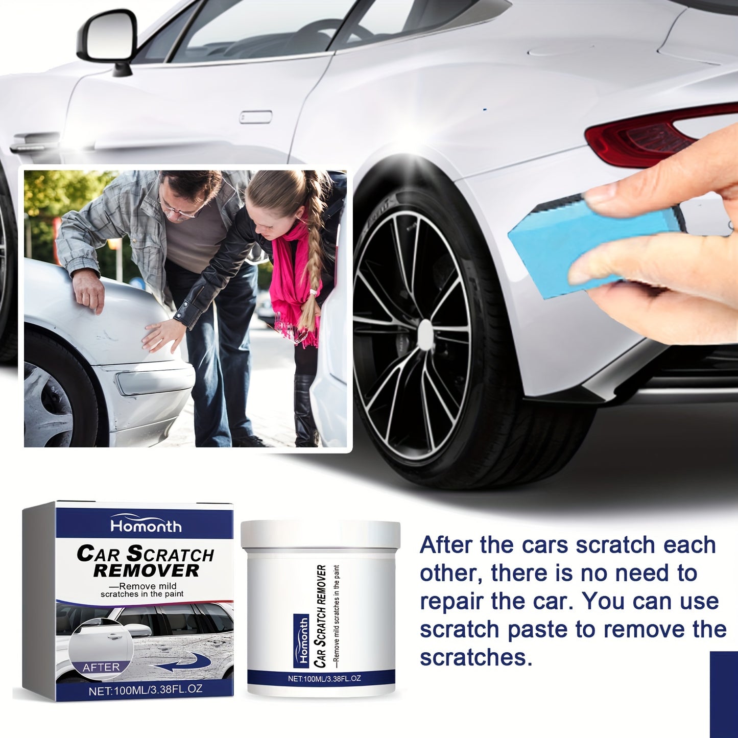 Car Scratch & Swirl Remover - Quick Paint Repair, Polishing, and Protection