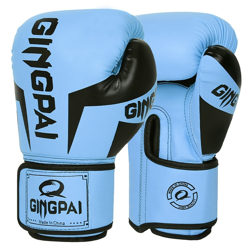 Breathable boxing gloves for adults, suitable for men and women, great for training, sparring, and gym.