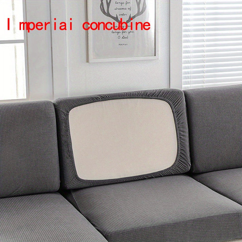 Waffle corn velvet sofa slipcover - non-slip protector for furniture in bedroom, office, living room - home decor cover for couch.