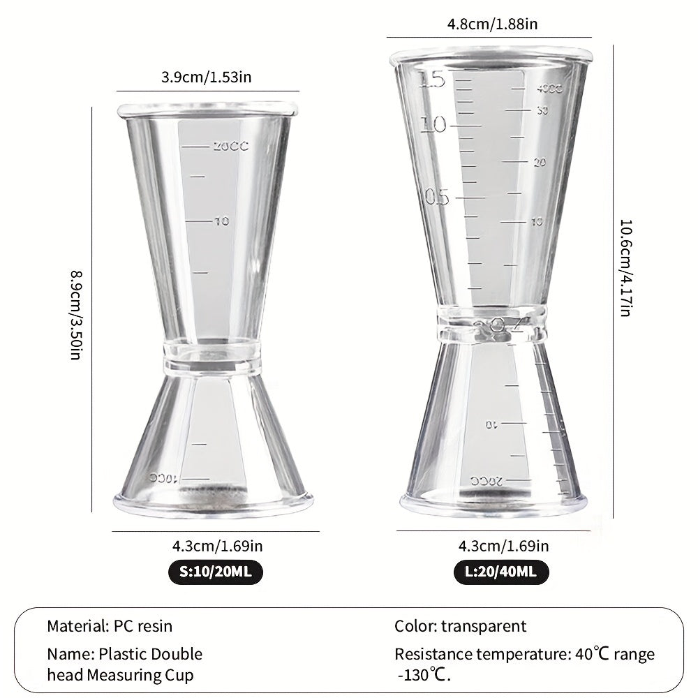 Cocktail shaker measuring cup for precise alcohol measurements in the kitchen bar.