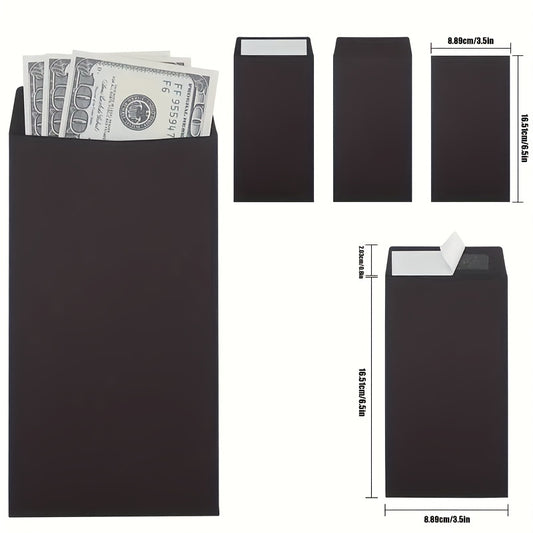 Set of 50 budget cash envelopes for money, coins, tickets, and gift cards.