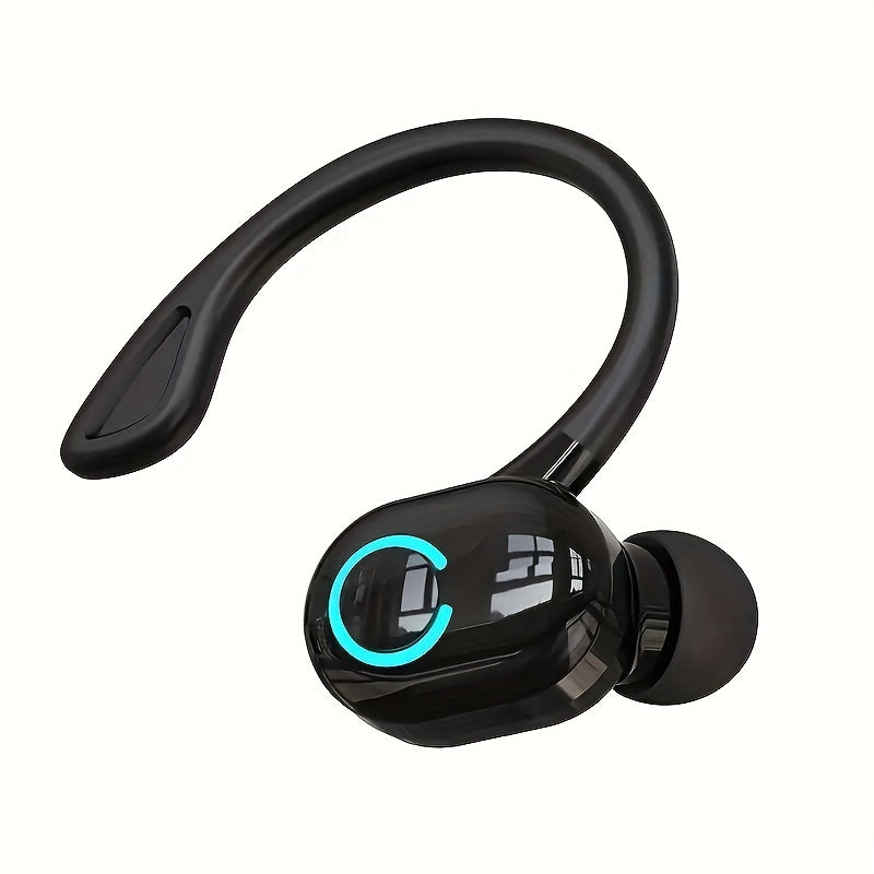 Wireless earbuds with volume control, semi-open-back design, universal compatibility, sport & business portable, long standby, built-in mic, for adults.