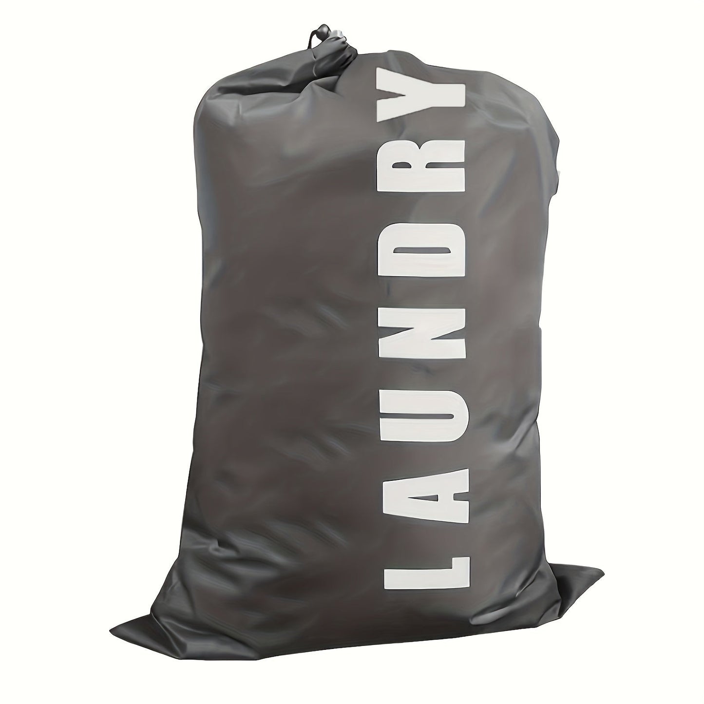 Large Waterproof Drawstring Laundry Bag that can hold 1 piece of clothing, Foldable Design for easy storage, Durable and Tear-resistant material, Dustproof Clothes Storage Bag, Washing machine-safe, Ideal for Dormitories and Home Storage Needs.