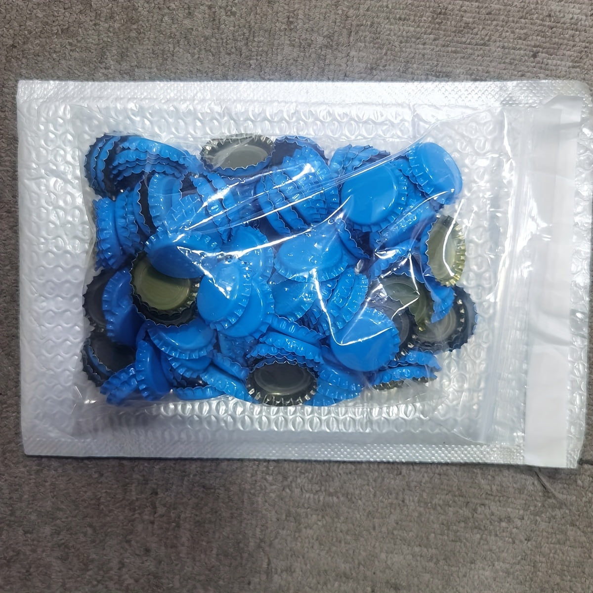 150 Brew Shark Golden Oxygen Absorbing Beer Caps - 26mm US Standard Size, PVC-Free, for Homebrew & DIY, Airtight Seal & Freshness.