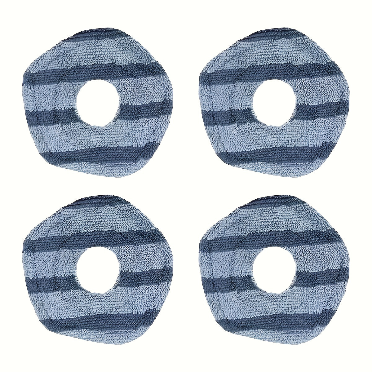 Set of 4 Replacement Vacuum Mop Pads for Eufy X10 Pro Omni and Eufy X9 Pro Robot Cleaners, Includes Clothes