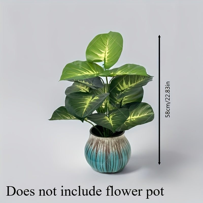 Versatile lifelike money plant - perfect for weddings, hotels, gardens. Indoor/outdoor artificial tree, ideal for all seasons. Flower pot not included.