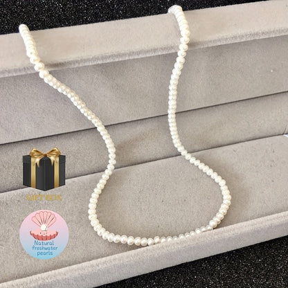 Bohemian Style Fashion Pearl Necklace featuring Natural Pearls and a Gift Box, Perfect for Parties and Banquets, Suitable for Year-Round Wear