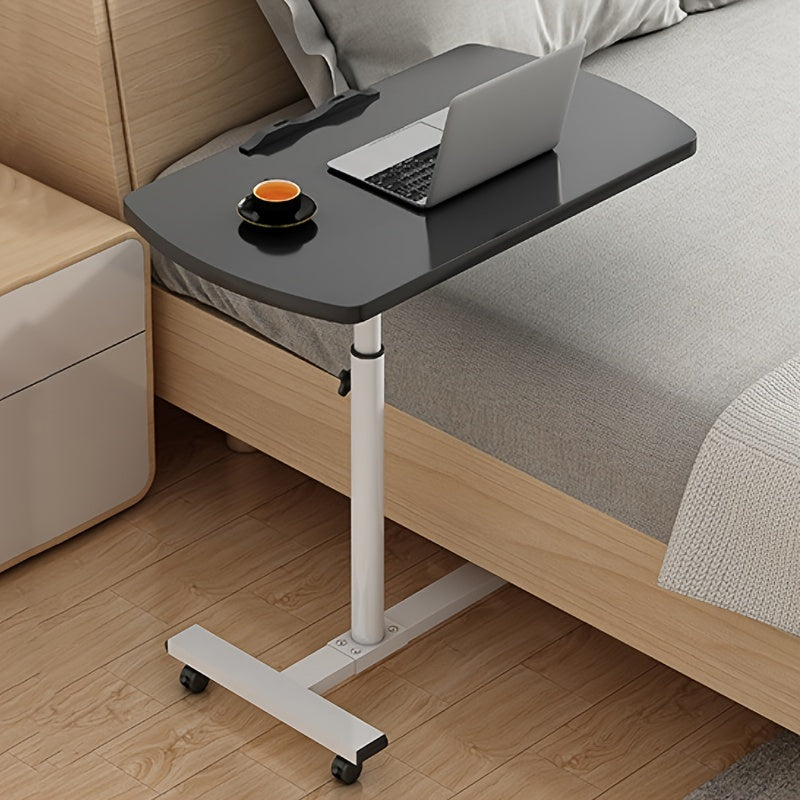 Adjustable Height Laptop Desk - Portable, Swivel Design for Versatile Bedside Use with Foldable Feature