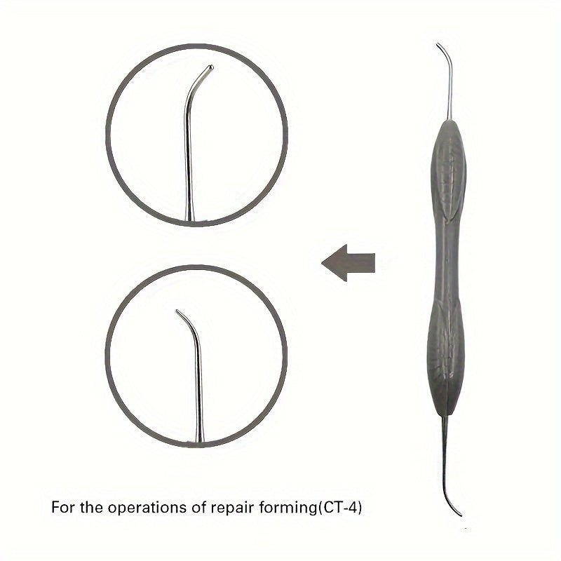 7 Colorful Stainless Steel Restorative Tools for strong grip filling.