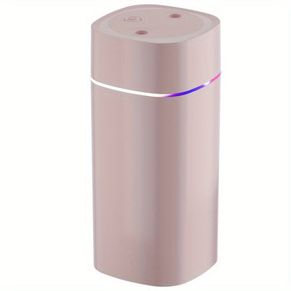 600ml USB Ultrasonic Air Humidifier for Home or Office, Dual Mist, Quiet Operation, Aromatherapy Compatible