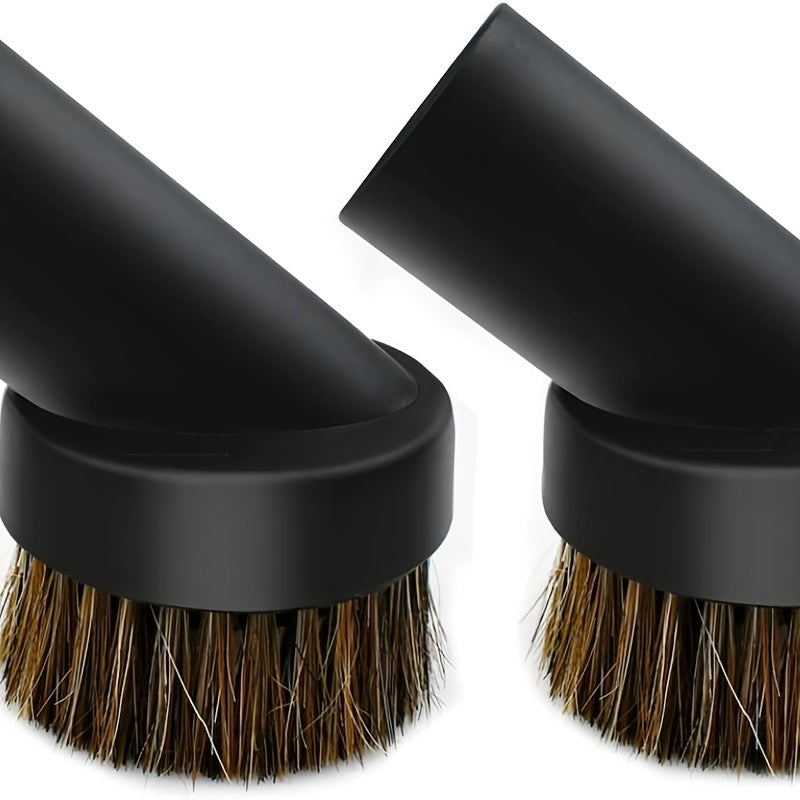 Pair of Circular Dust Brushes that Work with a Variety of Vacuum Cleaner Attachments.