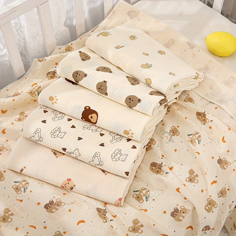 [Top Pick] Korean-Style Youth Swaddle Blanket - Soft and Absorbent Gauze Towel for Kids, Gentle Hand Wash Recommended