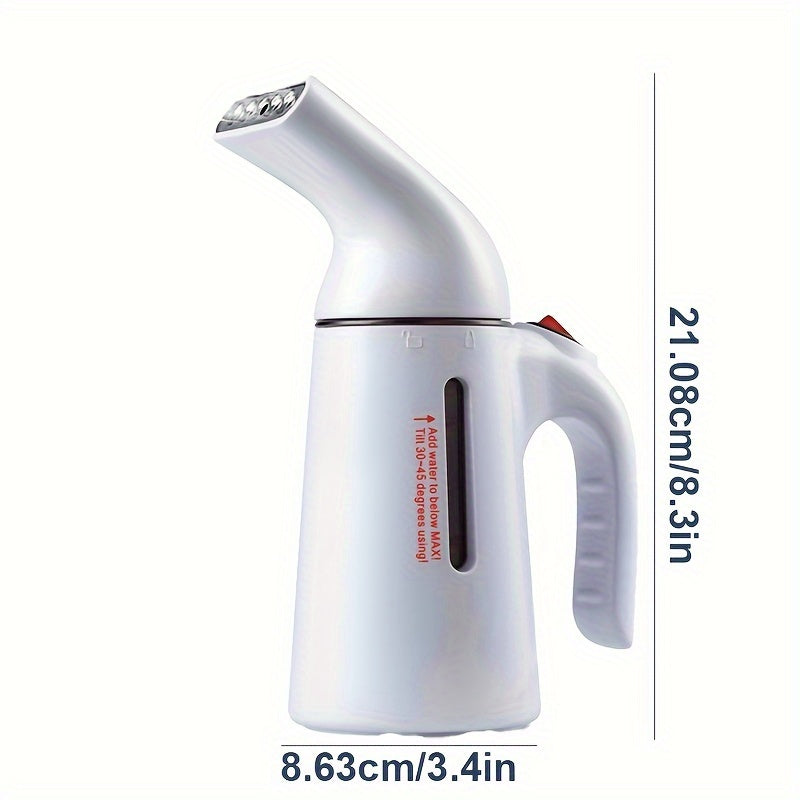 This handy Portable Handheld Garment Steamer quickly heats up to remove wrinkles from clothes, making it perfect for both travel and home use. With its EU plug and powerful fabric ironing capabilities, it is an ideal choice for keeping your wardrobe