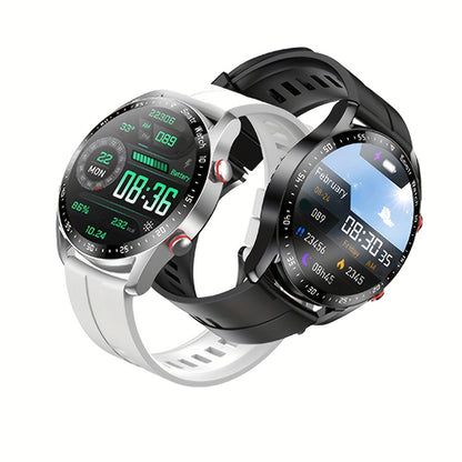 2024 Men's Wireless Smartwatch with Sports & Fitness Features, Sleep Monitoring, Step Counting, Calorie Tracking, iPhone/Android Compatibility.