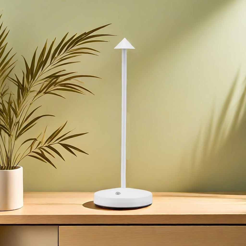 Touch-Controlled Desk Lamp with adjustable lighting, USB powered, ideal for home office, space theme design